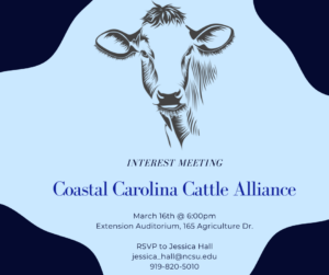 Cover photo for Coastal Carolina Cattle Alliance Interest Meeting