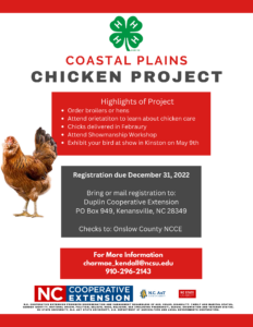 Cover photo for 2023 Coastal Plains Chicken Project