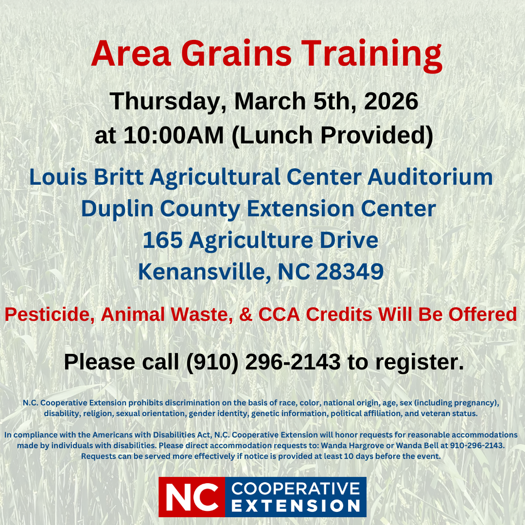 Area Grains Training